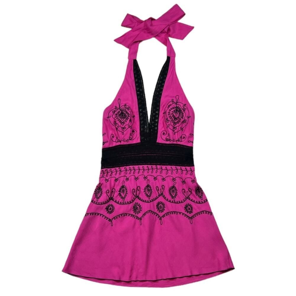 Uluwatu Pink and Black Dress | Size S